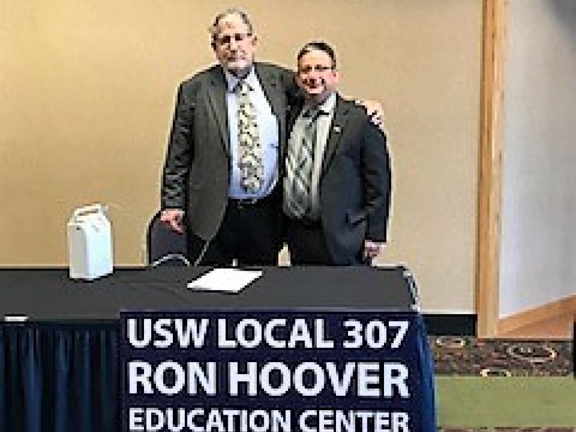 Ron Hoover honored by Topeka Learning Center Institute for Career